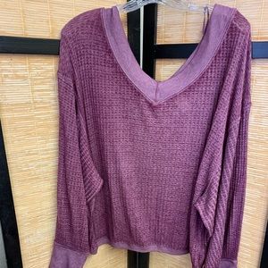 purple cute crop top